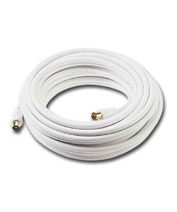 10m Aerial Extension Lead with Gold Connectors