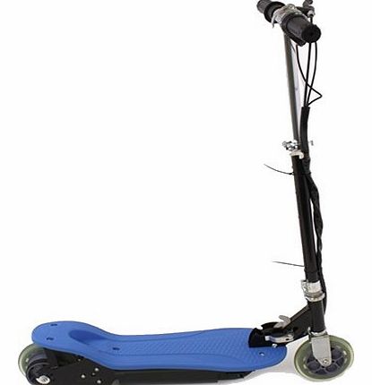 120W Foldable Electric Scooter in Blue