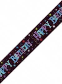 Unbranded 12ft Happy Birthday Banner - The Party Continues