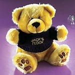 Jersey bear personalised with up to 11 letters.   Please type the name you require (up to 11