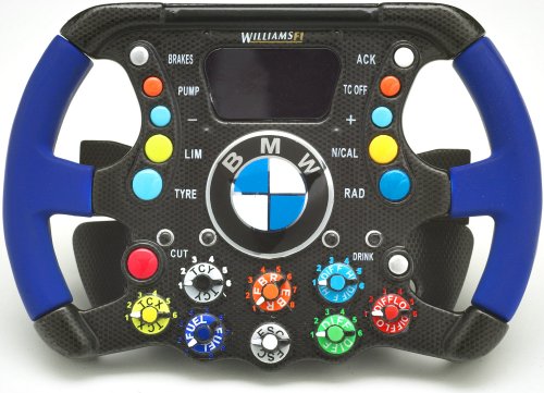 This very high quality hand built die-cast collectable model of the BMW Williams FW27 Steering