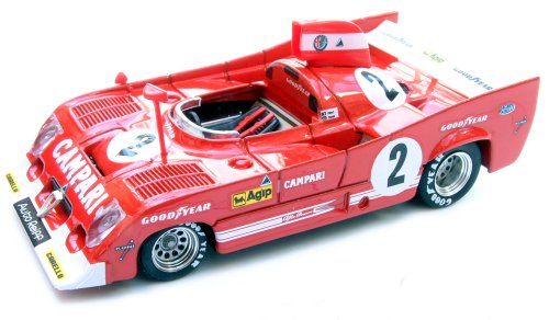 1:43 Scale Alfa Romeo 33TT12 1000km Spa 1975 - Pescarolo / Bell