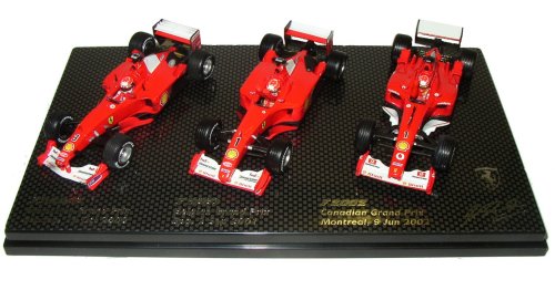 1:43 Scale Ferrari Schumacher ``Three in a row ``
