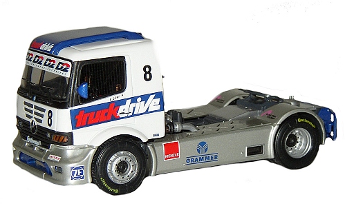 1:43 Scale Mercedes Benz Race Truck Team M-Racing from the 1998 season