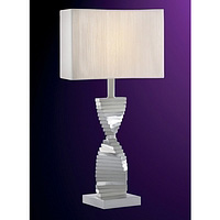 Unbranded 1481 - Satin Silver Table Lamp