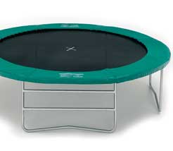 Top of the range Super Tramp premium trampoline. An incredibly strong and stable base for exercise