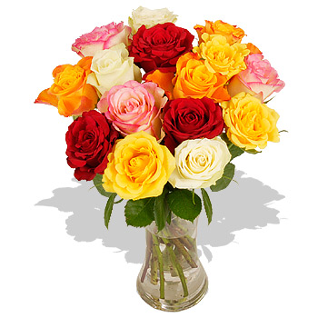 Unbranded 15 Mixed Roses - flowers