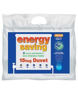 Unbranded 15 Tog Energy Saver Duvet Single Bed