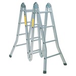 ALUMINIUM ARTICULATED LADDERS - Sturdy construction is safe and reliable