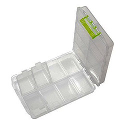 Unbranded 16 lidded sections Tackle Box - 15 x 10.5 x 3.5cm