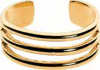 18 Carat Gold. Visor Toe Ring