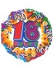 18 Inch Foil: Birthday Explosion Prismatic 18th