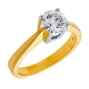 Unbranded 18Ct 1 carat diamond ring K