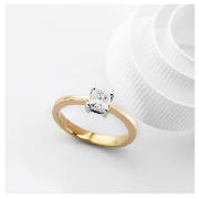 Unbranded 18ct Gold 1/2 carat Diamond Ring P