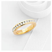 Unbranded 18ct Gold 1 carat Diamond Full Eternity Ring, N