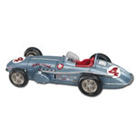 An accurate scale model of the 1960 Indianapolis 500 winner as driven by Jim Rathmann. This replica