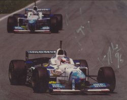 1996 Alesi / Berger Signed Photo