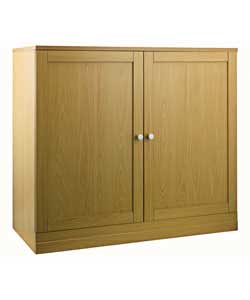 Unbranded 2 Door Cupboard- Beech Finish