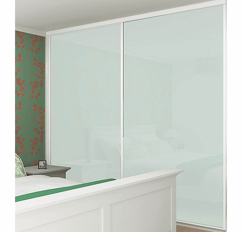 2 stylish arctic white panel sliding wardrobe doors, complete with rollers and white frame. Ready assembled to fit onto supplied matching trackset. Features: Pre-Assembled for Easy Installation; 10 Year Manufacturers Guarantee; 14 Day Delivery to Hom