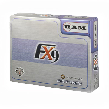 NEW IN BOXRam FX9 Distance Golf Balls (12-pack)The Ram FX9 Distance Golf Ball features a 2-piece mul