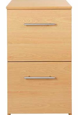 This 2 door filing cupboard in beech effect offers smart office storage and a great value price. Wood effect cabinet. 2 non-locking drawers. Size H76. W40. D48cm. Weight 21.5kg. Self-assembly. EAN: 6173450.