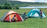 Ideal starter pack for beginners or festival goers, set includes 2 man tent, 2 sleeping bags and 2