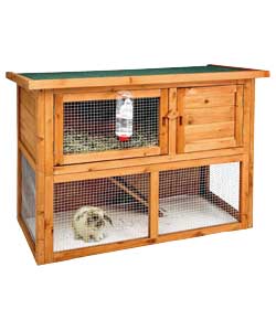 Unbranded 2 Tier Pent Rabbit Hutch