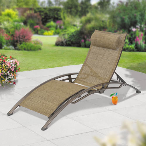 Unbranded 2 x Suntime Antigua Multi-Position Lounger -