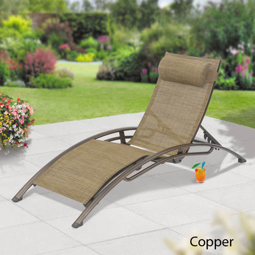 Unbranded 2 x Suntime Antigua Multi-Position Sun Lounger -