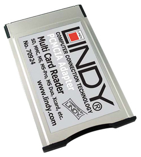 20-in-1 Card Reader  PCMCIA