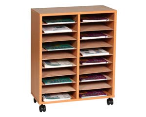 Unbranded 20 shelf literature sorter