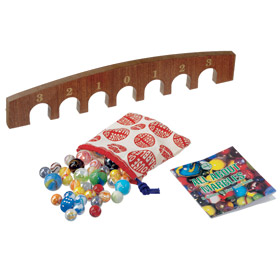 Unbranded 20 Traditional Marble Games Pack