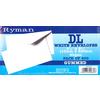 Ryman white DL gummed envelopes. Pack of 200