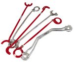 206 1.6 Sparco Adjustable Steel Strut Brace - Red