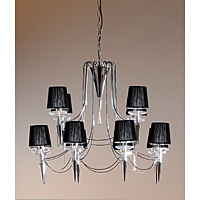 Unbranded 20812 12CC - 12 Light Polished Chrome Hanging Light