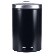 Unbranded 20l Pedal Bin Matt Black/ Matt Steel Lid