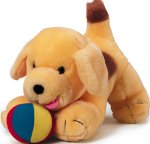 23 cm Spot The Dog with Ball- Rainbow Designs