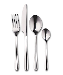 24 Piece Teardrop Cutlery Set