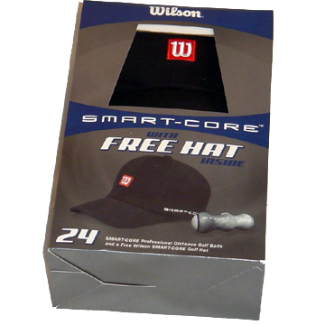 NEW IN BOX                24 Wilson Smart Core Pro Distance Mens Golf BallsPLUS RECEIVE FREE WILSON 