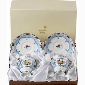 25th Silver Wedding Anniversary Cup & Saucer Set