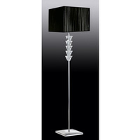 Unbranded 2661 - Crystal and Chrome Floor Lamp