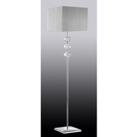 Unbranded 2681 - Crystal and Chrome Floor Lamp