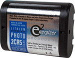 Long-life lithium battery specifically designed for use in cameras. Specifications: Voltage: 6V Capa
