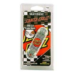 Unbranded 2gb Skatedrive Usb 2.0 Flash Drive Checkerboard