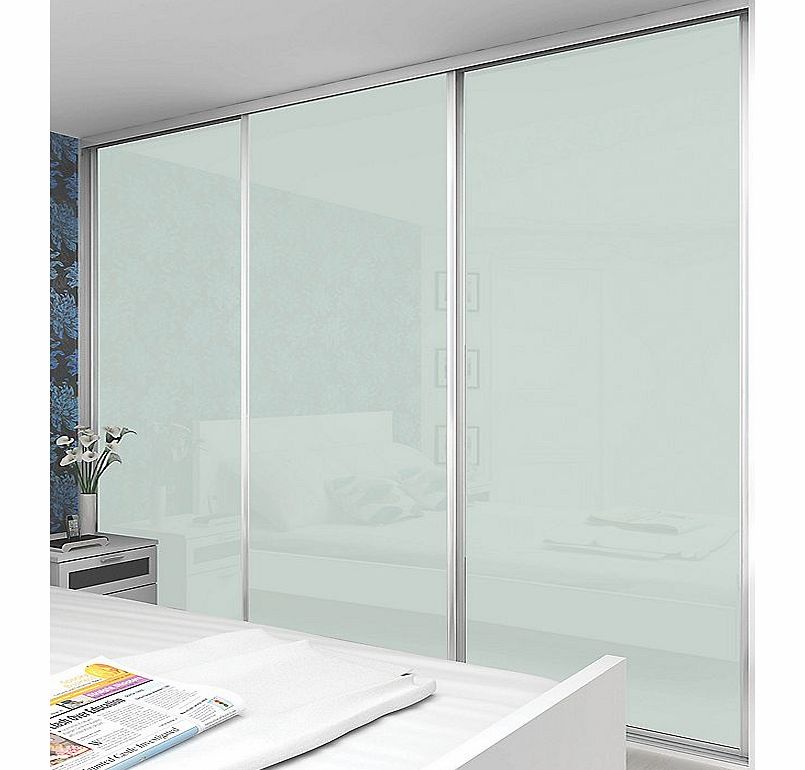3 stylish arctic white panel sliding wardrobe doors, complete with rollers and white frame. Ready assembled to fit onto supplied matching trackset. Features: Pre-Assembled for Easy Installation; 10 Year Manufacturers Guarantee; 14 Day Delivery to Hom