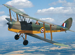 30 minute teen Tiger Moth flying lesson