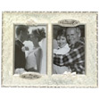 30th Anniversary Then and Now Photo Frame