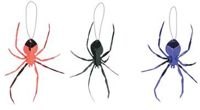 Eight 3D foil spiders for you to decorate your home, or room. Create a Halloween Tree with a bunch