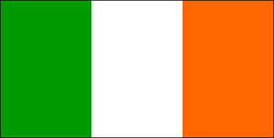 3ft X 2ft Irish flag