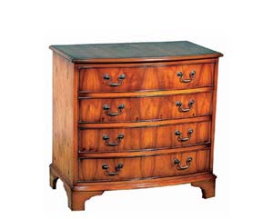 4 drawer bow chest